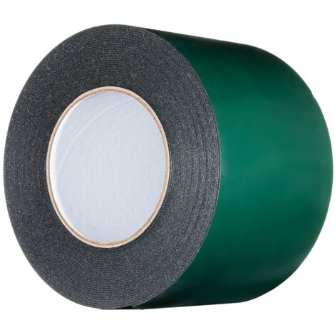 Ruban adhésif double face en mousse de 100 mm x 10 m, ruban adhésif vert pour vitrage en mousse  Noir