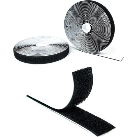 Ruban adhésif double face extra-résistant, auto-adhésif (ruban adhésif coloré), ruban auto-agrippant, bande auto-agrippante, pastille adhésive, ruban adhésif double face industriel, 30 mm x 3 m