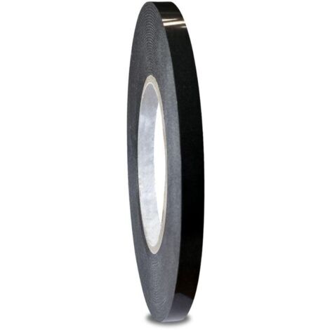 Ruban adhesif double face mousse multi surface noir 9 mm x 10 mètres