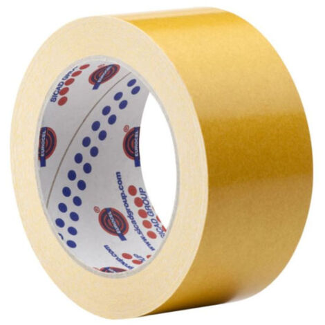 Ruban adhésif double face polypropylène 50mmx25m - EUROCEL - 043011356