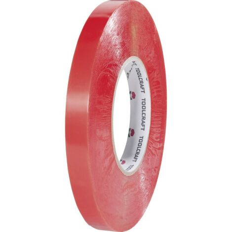 Ruban adhésif double-face TOOLCRAFT 1397P1550C transparent (L x l) 50 m x 15 mm acrylique 1 pc(s)