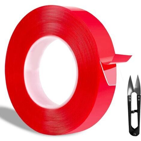 Ruban adhésif double face fixation objet léger 50MM X 25M EUROCELL | Leroy Merlin