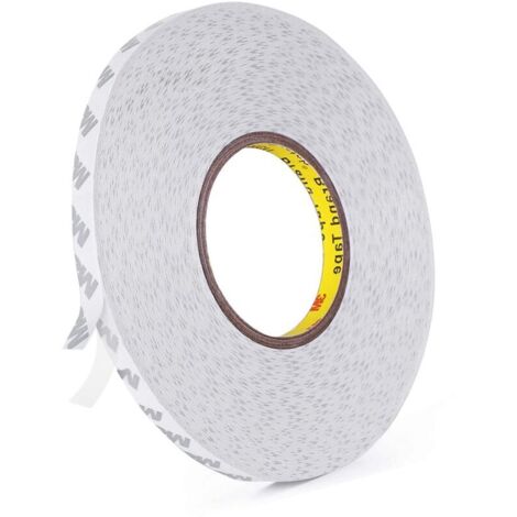 Ruban adhésif double face transparent Ulisem, 3M 9080, ruban adhésif double face résistant, longueur 50 m, largeur 10 mm, épaisseur 0,15 mm, pour travaux manuels