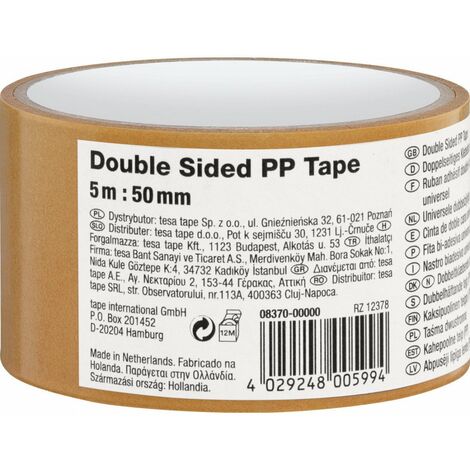 Ruban adhésif double face universel 5 x 50