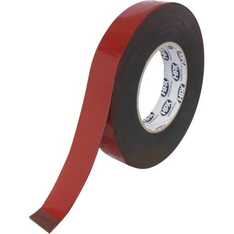 Ruban Adhesif Hsa Double Face - Noir 25Mm X 10M Hpx