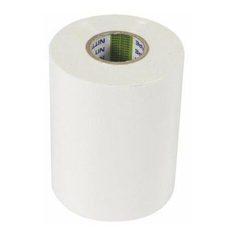 Ruban adhésif isolant blanc 100 mm x 20 m – PVC pour usage intérieur et extérieur – Résistance à l'humidité et à l'électricité – Nitto