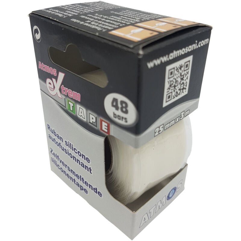 Gris Ruban en silicone étanche élastique isolant à haute résistance