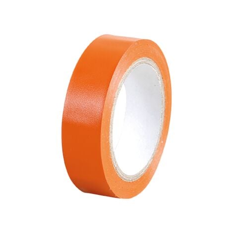 EUR OHM adhésif isolant électrique 15mm x 10m Couleur Orange