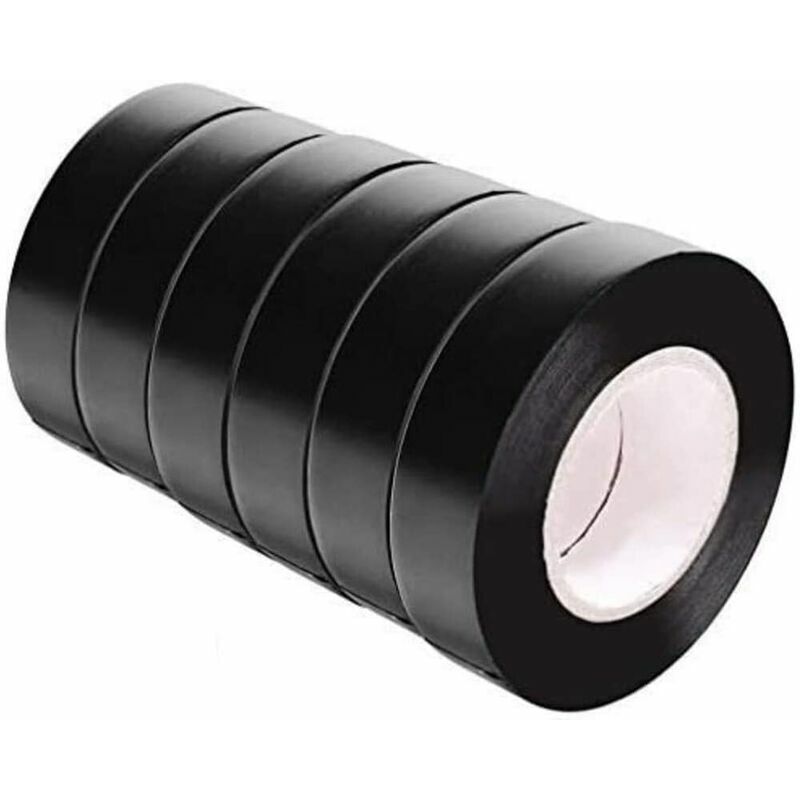 KZQ - Ruban Adhésif Isolant Électrique en pvc - Rouleaux d'Isolation Thermique pour Réparation Voiture, Vélo, Bricolage, Gaine Électricien - Ruban