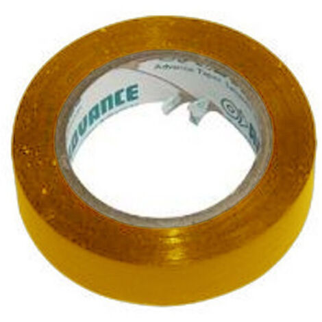 Ruban adhésif isolant électrique jaune 10mx15mm - Klauke