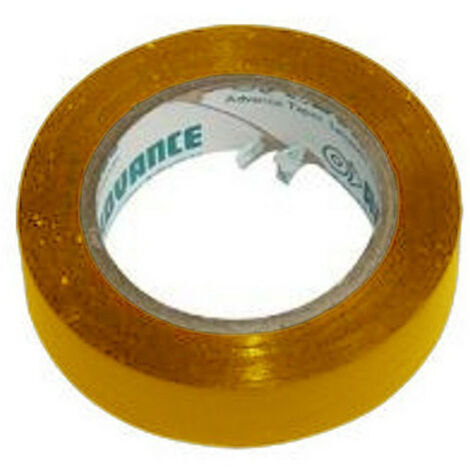 Ruban adhésif isolant électrique jaune 10mx15mm - Klauke