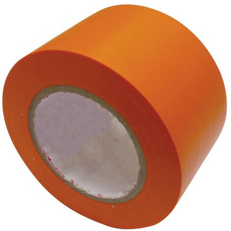 KIP - Ruban adhésif bâtiment PVC 50mm x 33m - Rouleau adhésif PVC Orange  pour un usage professionnel. Idéal pour  - Livraison gratuite dès 120€