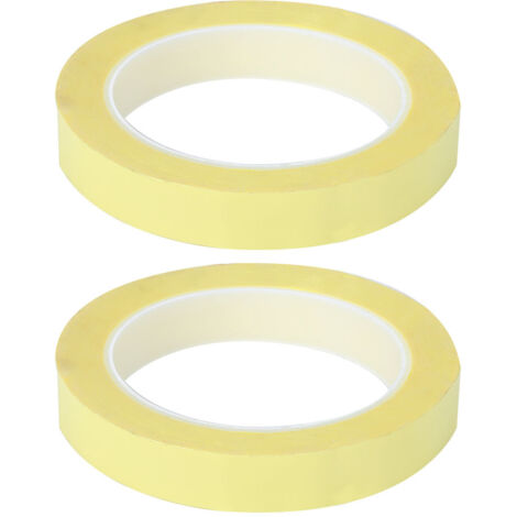 Ruban adhésif jaune PET 16mm x 66m pour transformateur, isolation électrique, moteur, condensateur