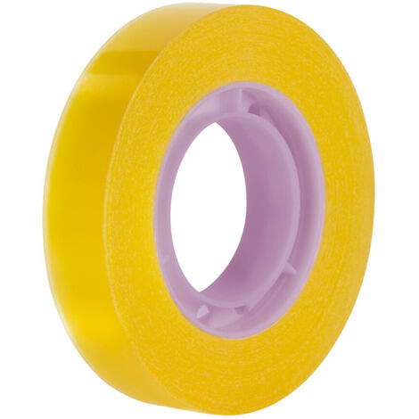 Ruban adhésif jaune transparent Milan 12mm x 33m