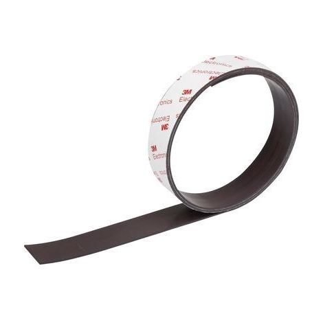 RUBAN ADHÉSIF MAGNÉTIQUE CONRAD COMPONENTS 92013C159 ANTHRACITE (L X L) 1 M X 25 MM 1 ROULEAU(X)