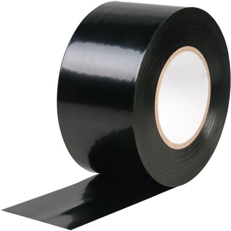 Ruban adhésif manuel PVC - Anticorrosion - Noir - Largeur 50 mm - 33 m