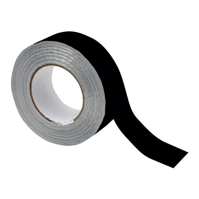 Ruban adhésif aluminium noir 50mm x 50m