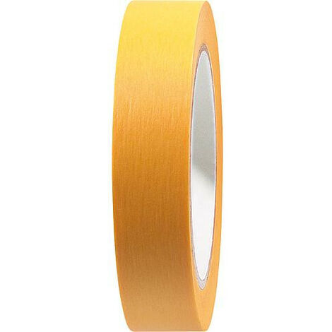 Ruban adhesif papier jaune 30 jours,UV 80° int. et ext. 19 mm x 50 m