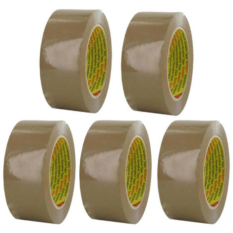 Ruban adhésif polypropylène 3M havane 50mm x 100 mm x 5