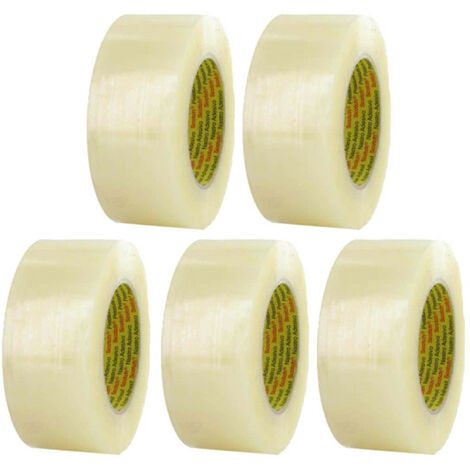 Ruban adhésif polypropylène 3M transparent 50mm x 132m x 5