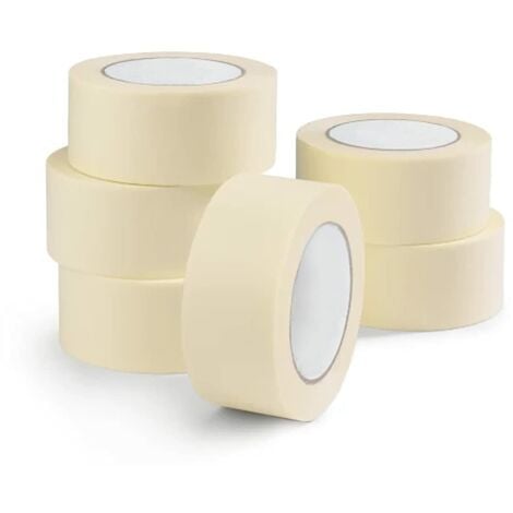 Ruban adhésif pour masquer et peindre - Ne laisse pas de résidus - Disponible en pack de 6-48 mm x 50 m