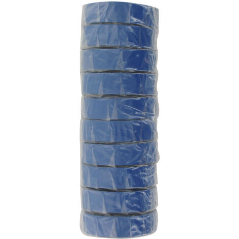 Ruban adhésif pvc bleu 15mmx10m/10