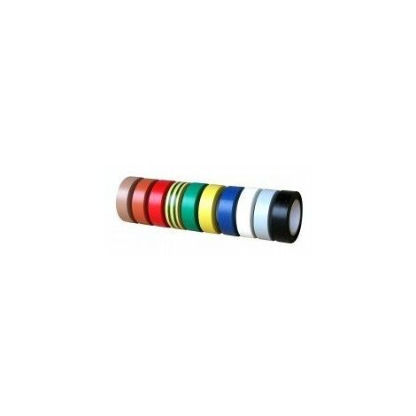 Ruban Adhesif Pvc Electricien Multi Couleur étiquette Cavalier - 1 Ruban Jaune/vert 10 M X 15 Mm