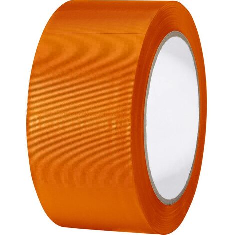 NOVIPRO - Ruban adhésif PVC plastifié - orange - NOVIPRO - rouleau de 50 mm  x 33 m. Réf : 171743
