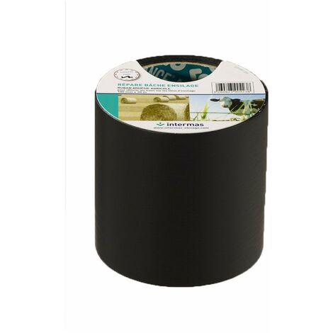 Bâche plastique d'ensilage noir/blanc, le rouleau de 10m x 50m (150 mic/500  m2), Bâches plastiques d'ensilage, Protection des silos