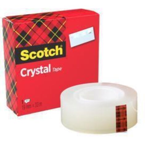 Ruban adhésif Scotch® Crystal Clear 600 Scotch C6001933 transparent (L x l) 33 m x 19 mm acrylate 1