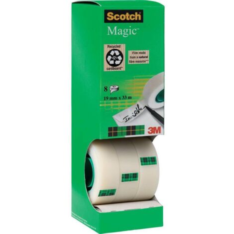 Ruban adhésif Scotch® Magic™ 810 Scotch 7100026960 mat (L x l) 33 m x 19 mm 8 pc(s) W88756