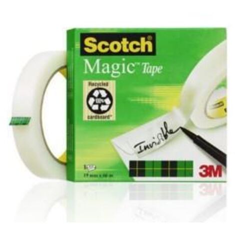 Ruban adhésif Scotch® Magic™ 810 Scotch M8101966 transparent (L x l) 66 m x 19 mm acrylate 1 pc(s)