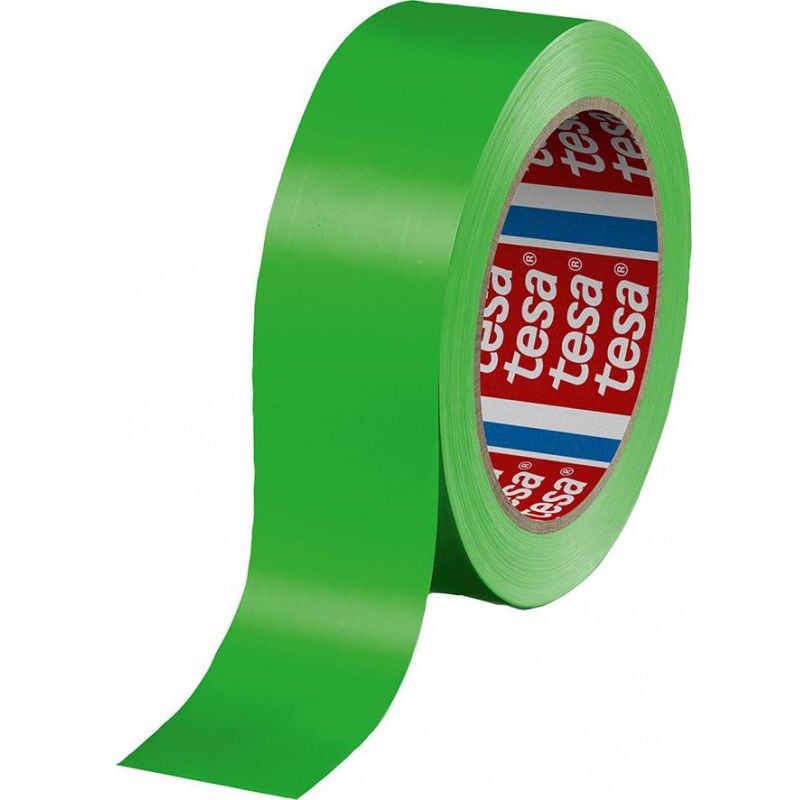 FP - Ruban adhésif tesa 60404 pvc vert 66m x 12mm (Par 12)