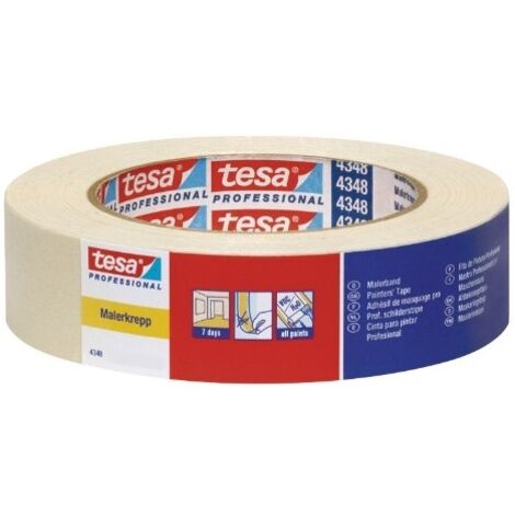 Ruban adhésif tesa maler krepp 4348 25 mm 50 m
