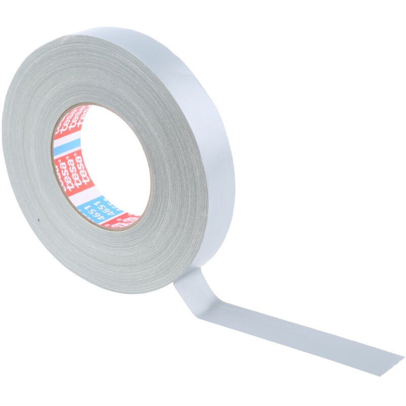 Tesa - Ruban adhésif 4651 Gris, Tissu, 25mm x 50m, 3,3 N/cm ( Prix pour 1 )