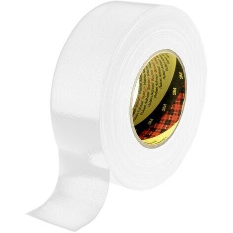 Ruban adhésif toilé 389 3M 389W38 blanc (L x l) 50 m x 38 mm caoutchouc 1 pc(s)
