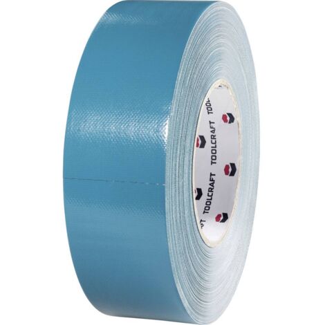 Ruban adhésif toilé 829B48L25C TOOLCRAFT 829B48L25C bleu, gris (L x l) 25 m x 48 mm caoutchouc 1 pc(