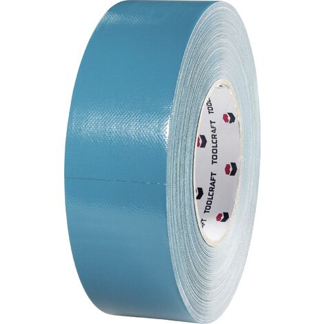 Ruban adhésif toilé 829B48L25C TOOLCRAFT 829B48L25C bleu, gris (L x l) 25 m x 48 mm caoutchouc 1 pc(s) W71988
