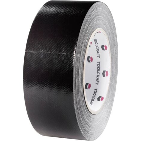Ruban adhésif toilé Gaffer TOOLCRAFT 54B48L40SC noir (L x l) 40 m x 48 mm adhésif thermofusible 1 pc(s)