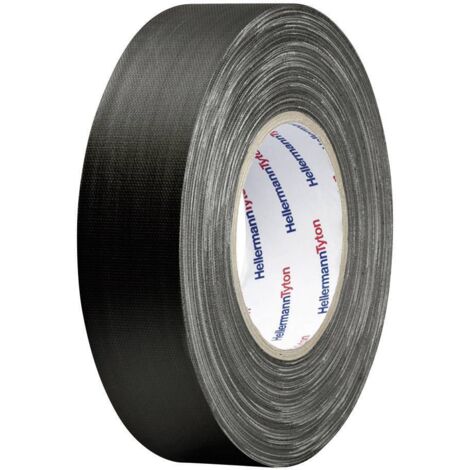Ruban adhésif toilé HelaTape Tex HellermannTyton 712-00504 noir (L x l) 50 m x 19 mm caoutchouc 1 pc(s)