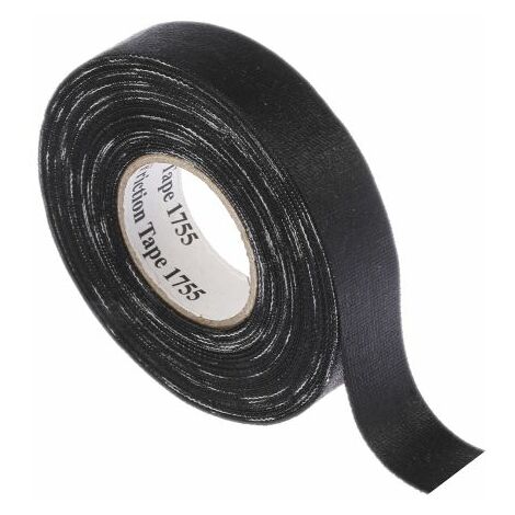 Ruban adhésif toilé Temflex 1755 , Noir, Coton, 19.1mm x 18m, 4,3 N/cm ( Prix pour 1 )