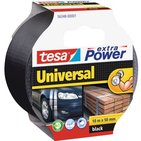 Ruban adhésif toilé tesa® extra Power tesa 56348-00001-05 noir (L x l) 10 m x 50 mm caoutchouc 1 pc(s) - noir