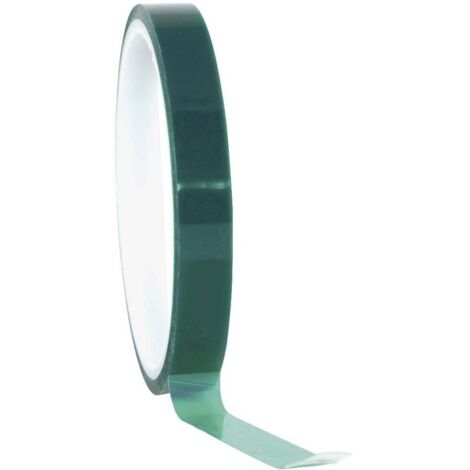 Ruban adhésif TOOLCRAFT 291B12L66C vert (L x l) 66 m x 12 mm silicone 1 pc(s) A235771