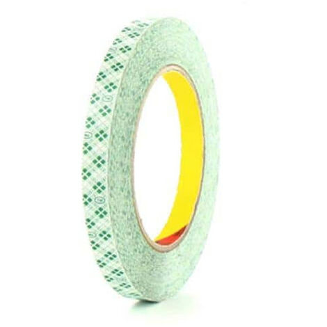 Ruban adhésif transfert 3M double face 465 12mm x 55m - Transparent