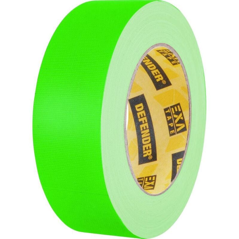 Ruban adhésif vert fluo 25 m