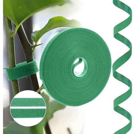 Ruban adhésif vert pour plantes de jardin (10 mètres x 10 mm), à poser soi-même