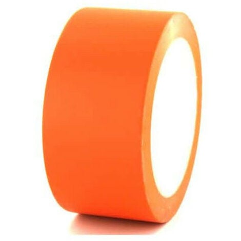 Ruban adhésif vinyle orange 50mm - Orange