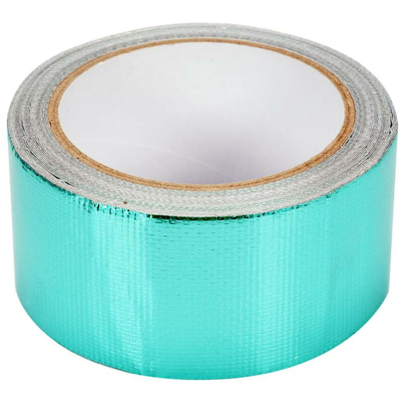 Ruban adhésif à rayures vert 8 m vorel