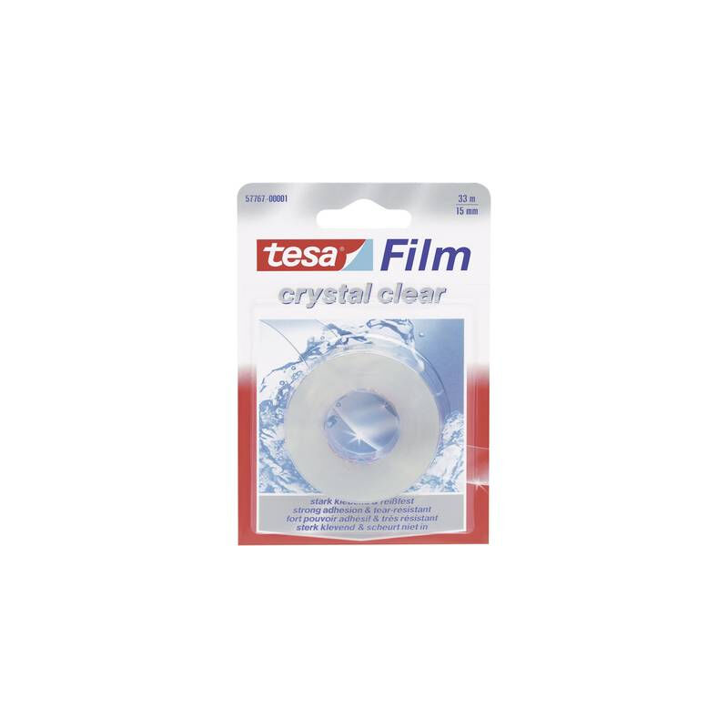 Film transparent 57767-00001-01 transparent (l x l) 33 m x 15 mm acrylate 1 pc(s) - Tesa