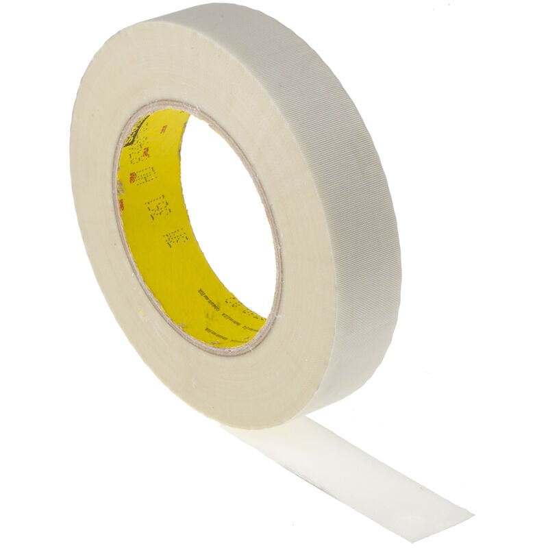 Ruban adhésif toilé 361 , blanc, Toile de verre, 25mm x 55m, 4,2 N/cm ( Prix pour 1 )